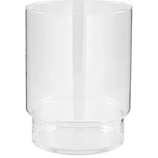 Fink [W] GLASZYLINDER, Ersatzglas, Glaszylinder mit Boden, Glas, glatt, transparent, H. 30 cm, D. 23 cm