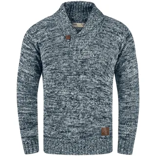 !Solid Schalkragenpullover »Schalkragenpullover SDPhil«, blau