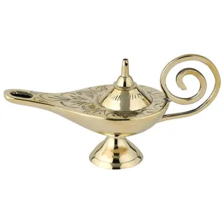 Marrakesch Orient & Mediterran Interior Aladdin Wunderlampe Gold 1 St