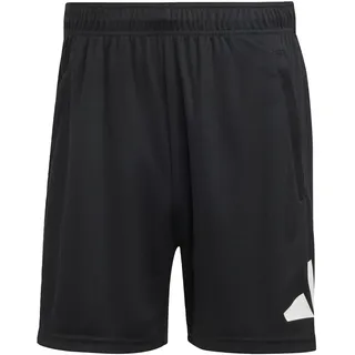 adidas Train Essentials Logo Training Shorts Black / White XL 7&quot.
