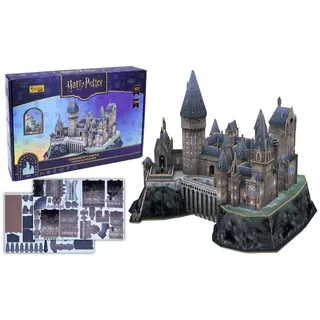 EXPLORA - Schloss Hogwarts - Offizielle Harry Potter Lizenz - 3D Puzzles - 540302-197 Teile - Kein Kleber oder Schere - Baukasten - Geschenk - Modell - Ab 8 Jahren