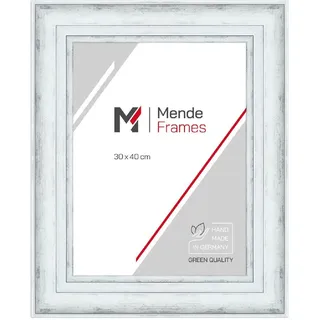 MendeFrames Kunststoffrahmen H240 Modern Museumsglas weiß 30x45 cm