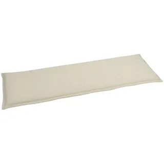 Bankauflage GO-DE, beige (sand), B:148cm H:6cm T:45cm, Obermaterial: 85% Baumwolle, 15% Polyester, Polsterauflagen, Bankauflage