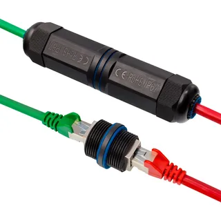 Patchkabel Kupplung RJ45, CAT 6, IP67, Outdoor