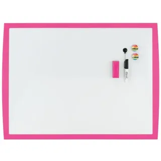 NOBO Weißwandtafel JOY magnetisch Kunststoffrahmen 585x430mm pretty pink