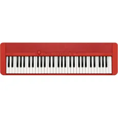 CASIO Home-Keyboard »Piano-Keyboard, CT-S1RDSP«, rot