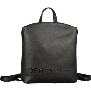 TOM TAILOR Denim Zephyra Damen Rucksack Backpack, 9 L Schwarz