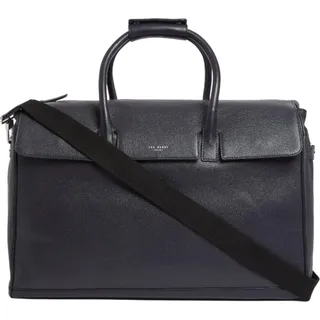 Ted Baker Leder Umhängetasche Reisetasche Caviar Weekend Bag Dk - Navy dunkelblau - Dunkelblau