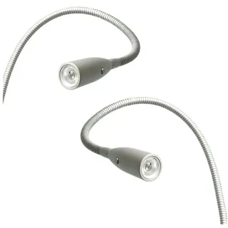 Kalb Material Für Möbel Bettleuchte Grau 2 St.