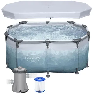 Lazy-Z Spa Glacial Dip Eisbad Rückholbadewanne 150 x 90 x 65 cm für 2 Personen | Filterpumpe