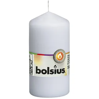 Bolsius Stumpenkerze 12 cm 5,8 cm weiß