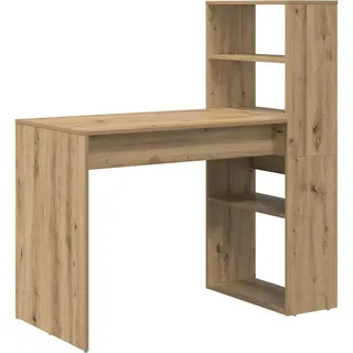 vidaXL Schreibtisch Artisan-Eiche 113 x 54 x 120 cm Holzwerkstoff - Braun