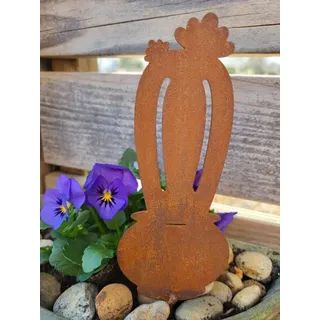 Edelrost Kaktus schmal zum Schrauben