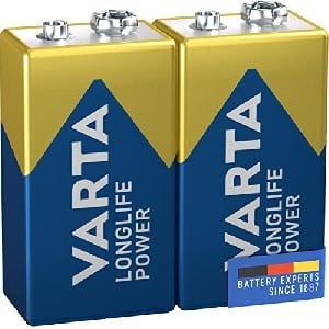 Varta Longlife Power 9V-Block, 2er-Pack um 3,21 € statt 5,29 €