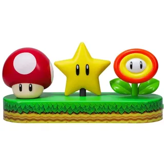 Paladone Super Mario Paladone Icon Light - Offiziell lizenziertes Mario Brothers freistehendes Schreibtischlicht, Spielzimmer-Dekor und Merchandise für Jungen und Mädchen, Nachtlicht-Geschenkzubehör für