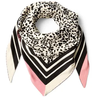 Street One Dreieckstuch mit Leo-Muster Black A