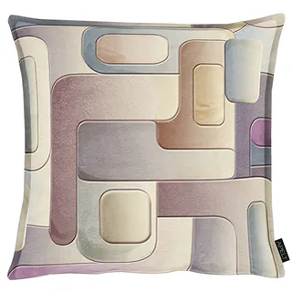 Dekokissen APELT "Lionel", lila (mauve, bedruckt), B:45cm H:5cm L:45cm, Polyester, Dekokissen_Sitzkissen_Kissenhüllen, Dekokissen