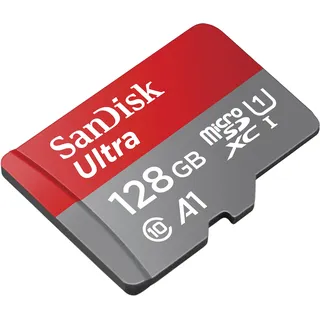 Ultra microSD + SD-Adapter UHS-I U1 A1 120 MB/s 128 GB