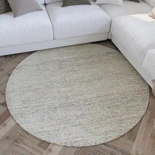 WECON HOME Teppich »Hamptons THIRTYTWO« rund 15 mm Höhe Kurzflor, Wohnzimmer, Schlafzimmer, elegant, robust, Linien Muster, bunt