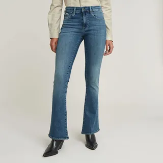 G-Star für Damen. D21290-D987-H280 Jeans - Mittelblau - - (25/32), Lässig, Denim, Nachhaltig, Recycelte Baumwolle