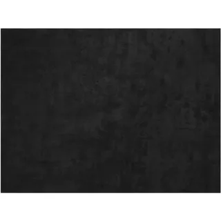 tectake Kurzflorteppich Soft Zone,rutschfeste Unterseite,schwarz , Schwarz , Textil , Rechteckig , 200x140 cm , Teppiche und Böden, Teppiche