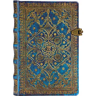 Paperblanks Equinoxe Azurblau - Notizbuch Mini Liniert - Paperblanks, Mini (140 x 95 mm)