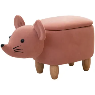 Svita Tierhocker Maus Rosa , Textil , 32x37x68 cm , Babymöbel & Kindermöbel, Babyzimmer, Kindersessel & Kindertische