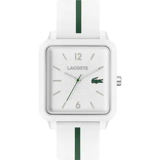 Lacoste Analog Quarzuhr für Herren mit Weisses Silikonarmband - 2011251