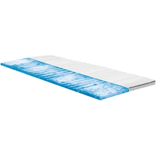 Modante Topper , Weiß , Textil , Füllung: Polyester , 100x200 cm , Oeko-Tex® Standard 100 , Bezug abnehmbar/waschbar, optimale Belüftung, Fixierbänder an den Ecken, alternative Größen erhältlich, Bezug rundum abnehmbar , Schlafzimmer, Matratzen, Topper