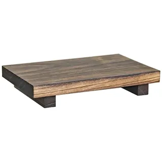 CavspkArt Holz Seifenschale für Küchenspüle,Holz Display Risers Stand,Badezimmer Zähler hölzerne Tabletts für Display,Pedestal Riser Plant Stand,Kerze Tray Seifenständer für Flaschen,Kerze