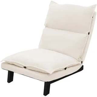 ML-Design Relaxsessel Leinen 59 x 73,5 x 73 cm Beige mit Kissen