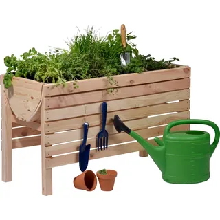 Dobar Hochbeet 100 x 45 x 60 cm Weiß