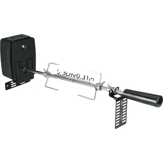 Drehspieß, Elektromotor, verstellbares Design, schwarz