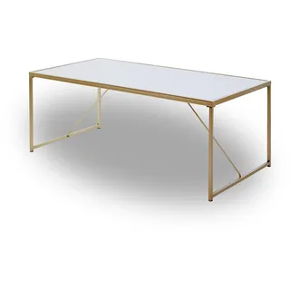 Jahnke Glam Coffee Weiß Gold 60 x 44 x 120 cm