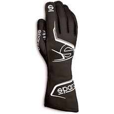 Sparco Handschuhe Arrow Kart Größe 10 Schwarz/Weiß