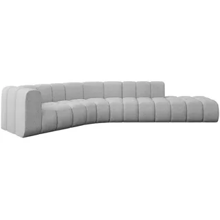 altdecor Eckcouch modular 4-Sitzer Hellgrau