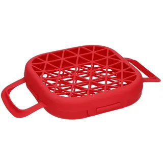 Instant PotTM Instant VortexTM BBQ Silikonform zum Braten, Grill Zubehör, Klappbarer Grillkorb aus Hitzebeständigem Silikon, Grillrost mit Griffen, Silikon-Grillkäfig, 20 x 33 x 4,5 cm