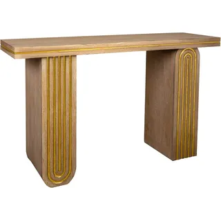 Wanderlust Flurtisch aus Holz, braun, 141x40x82 , 140x81x40 cm , Wohnzimmer, Wohnzimmertische, Konsolentische