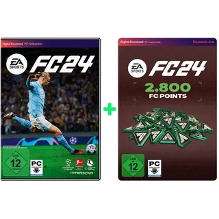EA SPORTS FC 24 Standard Edition PCWIN | Code in der Box | Deutsch + EA SPORTS FC 24 Ultimate Team Points 2800 PCWin | Deutsch | PC Code - Origin