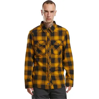 Brandit Textil Brandit Check Shirt Flanell Hemd black/yellow, Größe: XXL