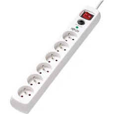 Eaton, Steckdosenleiste, TRIPPLITE 6-Outlet Surge Protector - French Type E Outlets 220-250V AC 16A 1,8m Cord Type E Pl (6 x, CEE 7/5, 1.80 m)