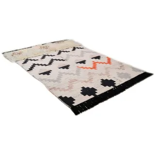 THEKO Teppich »Nomadic 3960« rechteckig 7 mm Höhe handgewebt, mit Fransen, ideal im Wohnzimmer & Schlafzimmer, bunt