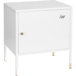 HJH Office UMEO 50 x 45 x 35 cm Weiß/Gold