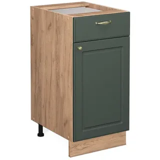 Vicco Schubladenschrank Fame-Line 40 x 51,5 x 81,5 cm Grün-Gold