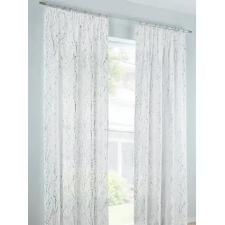 heine home Gardine Multifunktionsband 1 Stk. tlg., silberfarben