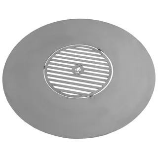 Grillplatte für Feuerschalen Ø 82 cm mit Grillrost 40cm platte Grillen Edelstahl