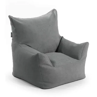 Mokebo Kindersessel Der Pausenheld , Anthrazit , Textil , 52x57x53 cm , Oeko-Tex® , Wohnzimmer, Sessel, Sitzsäcke, Kindersitzsäcke