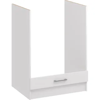 Roe Furniture | Küchenunterschrank 60 cm - Weiß - Mattweiß - Schrank unter dem Backofen - Ohne Arbeitsplatte - Unterschränke Küche - ZK6 - Weiß
