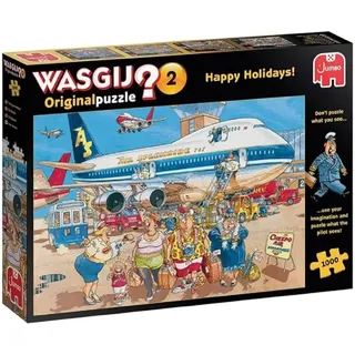 JUMBO Spiele Jumbo Wasgij Orginal - Happy Holdays 2 1000 pc (81922) (1000 Teile)