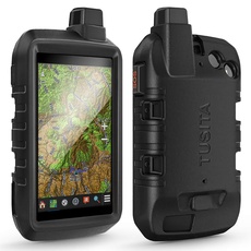 TUSITA Hülle Kompatibel mit Garmin Montana 700i 750i - Silikon Schutzhülle Skin - GPS Gerät Zubehör